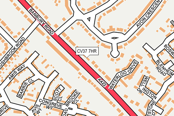CV37 7HR map - OS OpenMap – Local (Ordnance Survey)