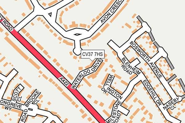 CV37 7HS map - OS OpenMap – Local (Ordnance Survey)