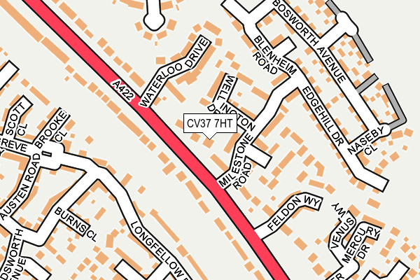 CV37 7HT map - OS OpenMap – Local (Ordnance Survey)