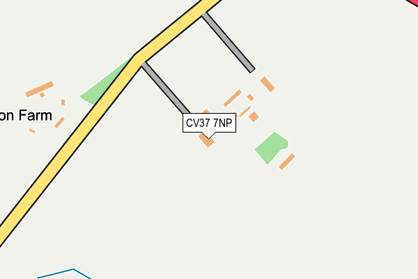 CV37 7NP map - OS OpenMap – Local (Ordnance Survey)
