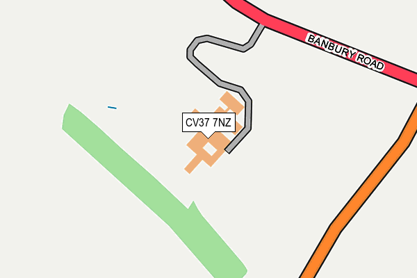 CV37 7NZ map - OS OpenMap – Local (Ordnance Survey)