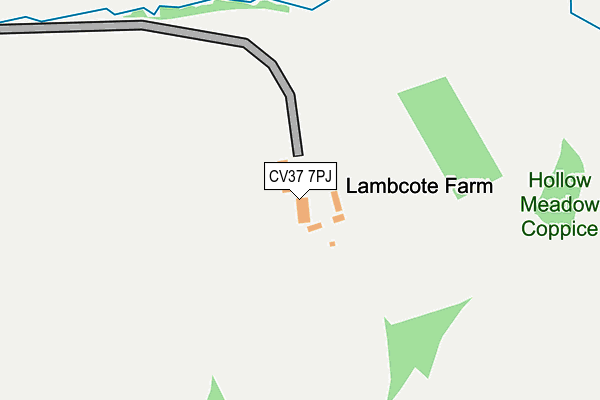 CV37 7PJ map - OS OpenMap – Local (Ordnance Survey)