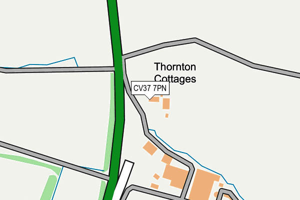 CV37 7PN map - OS OpenMap – Local (Ordnance Survey)