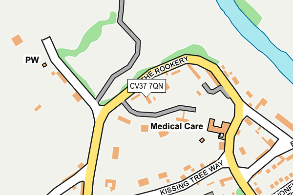 CV37 7QN map - OS OpenMap – Local (Ordnance Survey)