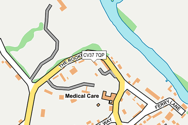 CV37 7QP map - OS OpenMap – Local (Ordnance Survey)