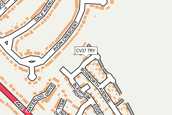 CV37 7RY map - OS OpenMap – Local (Ordnance Survey)