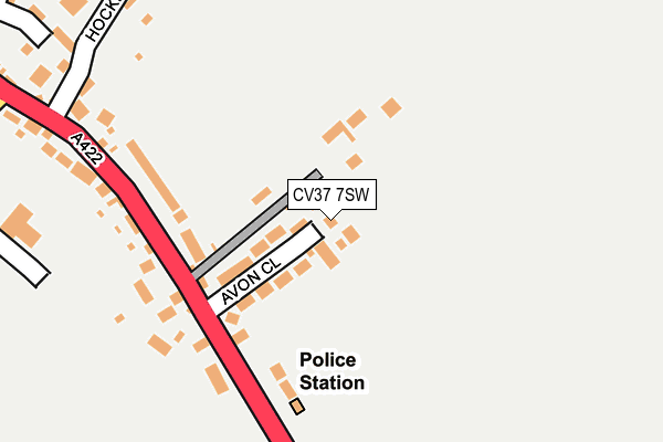CV37 7SW map - OS OpenMap – Local (Ordnance Survey)