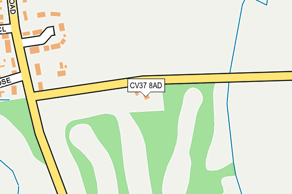 CV37 8AD map - OS OpenMap – Local (Ordnance Survey)