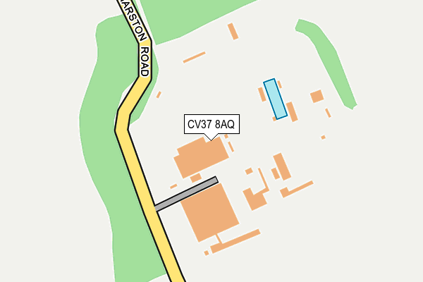 CV37 8AQ map - OS OpenMap – Local (Ordnance Survey)