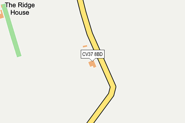 CV37 8BD map - OS OpenMap – Local (Ordnance Survey)
