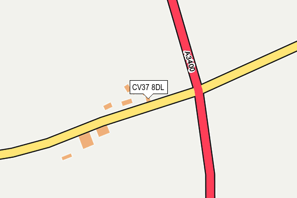 CV37 8DL map - OS OpenMap – Local (Ordnance Survey)