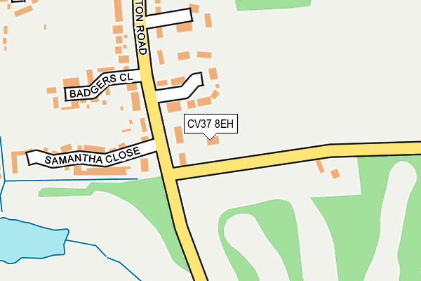 CV37 8EH map - OS OpenMap – Local (Ordnance Survey)