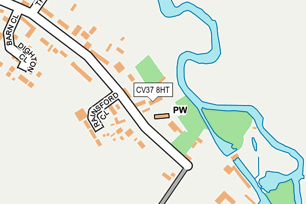 CV37 8HT map - OS OpenMap – Local (Ordnance Survey)