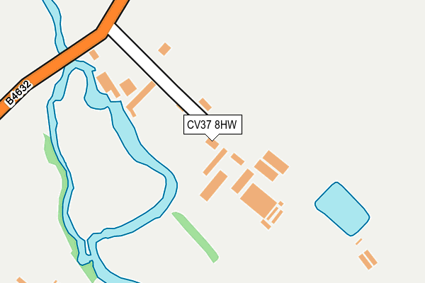 CV37 8HW map - OS OpenMap – Local (Ordnance Survey)