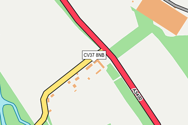 CV37 8NB map - OS OpenMap – Local (Ordnance Survey)