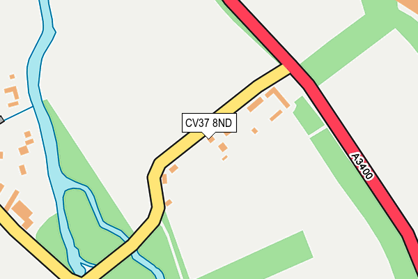 CV37 8ND map - OS OpenMap – Local (Ordnance Survey)