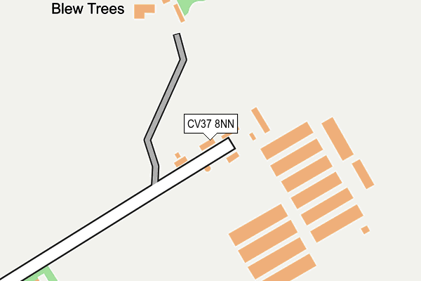 CV37 8NN map - OS OpenMap – Local (Ordnance Survey)
