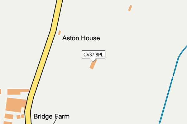 CV37 8PL map - OS OpenMap – Local (Ordnance Survey)