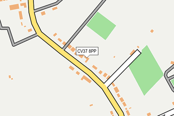 CV37 8PP map - OS OpenMap – Local (Ordnance Survey)