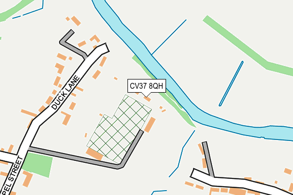 CV37 8QH map - OS OpenMap – Local (Ordnance Survey)