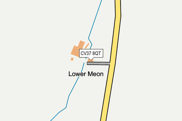 CV37 8QT map - OS OpenMap – Local (Ordnance Survey)
