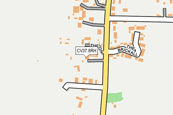 CV37 8RH map - OS OpenMap – Local (Ordnance Survey)