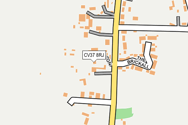 CV37 8RJ map - OS OpenMap – Local (Ordnance Survey)