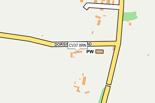 CV37 8RN map - OS OpenMap – Local (Ordnance Survey)