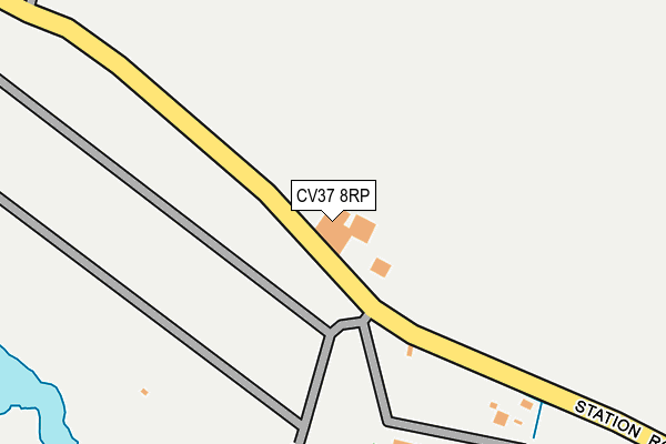 CV37 8RP map - OS OpenMap – Local (Ordnance Survey)