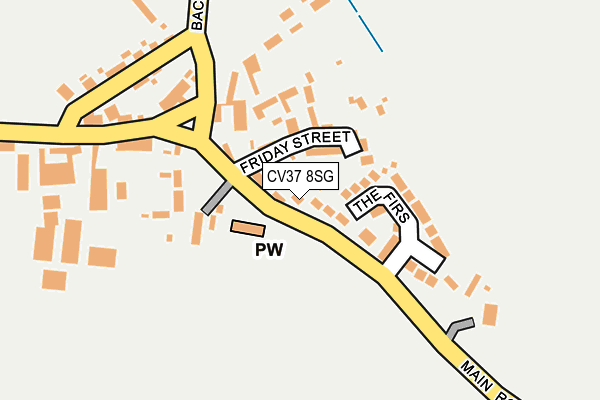 CV37 8SG map - OS OpenMap – Local (Ordnance Survey)