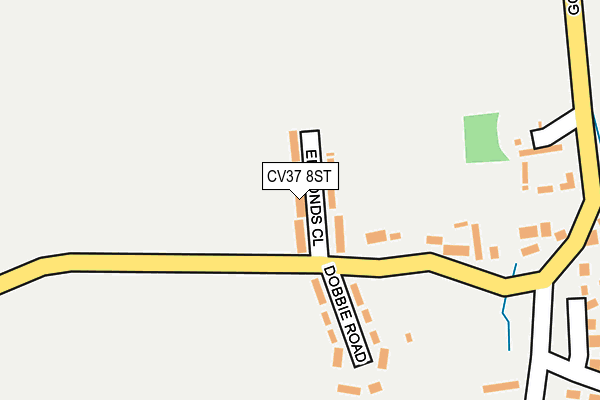 CV37 8ST map - OS OpenMap – Local (Ordnance Survey)