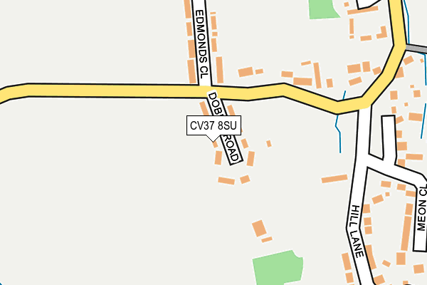 CV37 8SU map - OS OpenMap – Local (Ordnance Survey)