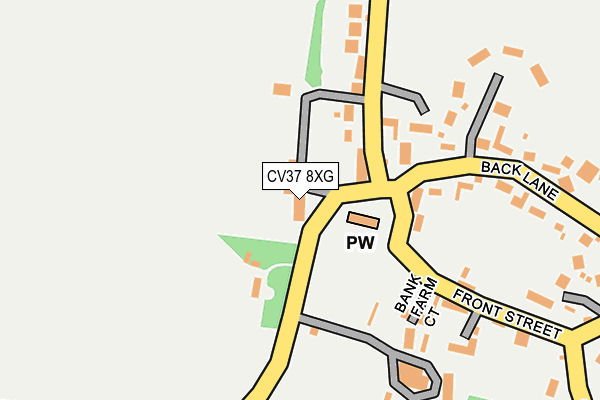 CV37 8XG map - OS OpenMap – Local (Ordnance Survey)