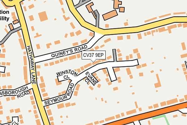 CV37 9EP map - OS OpenMap – Local (Ordnance Survey)