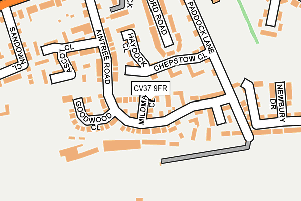 CV37 9FR map - OS OpenMap – Local (Ordnance Survey)
