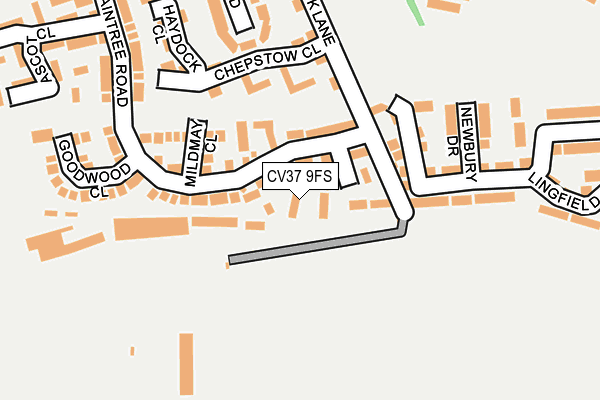 CV37 9FS map - OS OpenMap – Local (Ordnance Survey)