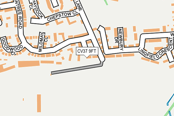 CV37 9FT map - OS OpenMap – Local (Ordnance Survey)