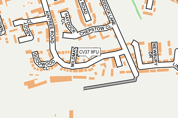 CV37 9FU map - OS OpenMap – Local (Ordnance Survey)