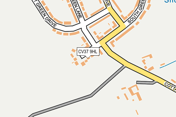 CV37 9HL map - OS OpenMap – Local (Ordnance Survey)