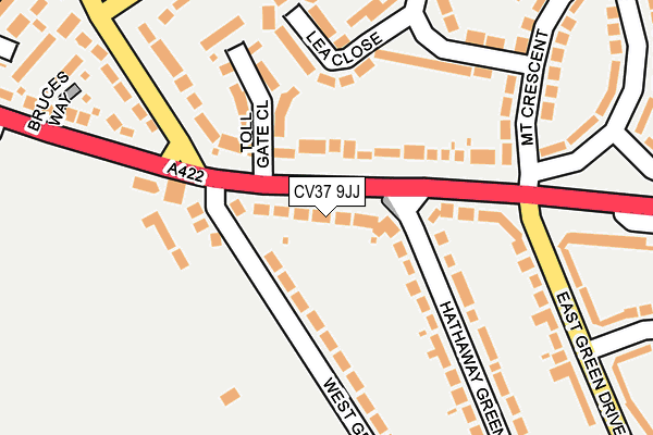 CV37 9JJ map - OS OpenMap – Local (Ordnance Survey)