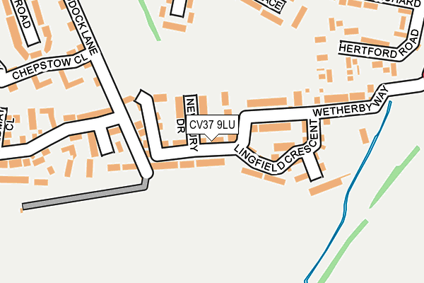 CV37 9LU map - OS OpenMap – Local (Ordnance Survey)