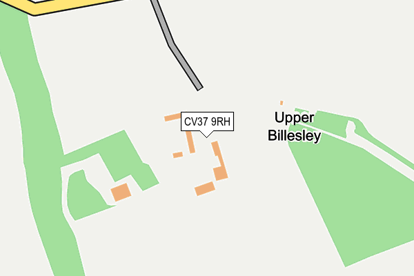 CV37 9RH map - OS OpenMap – Local (Ordnance Survey)