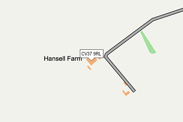 CV37 9RL map - OS OpenMap – Local (Ordnance Survey)