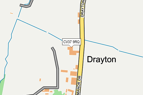 CV37 9RQ map - OS OpenMap – Local (Ordnance Survey)