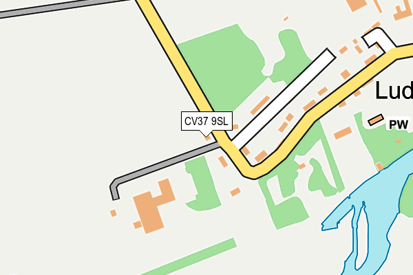 CV37 9SL map - OS OpenMap – Local (Ordnance Survey)