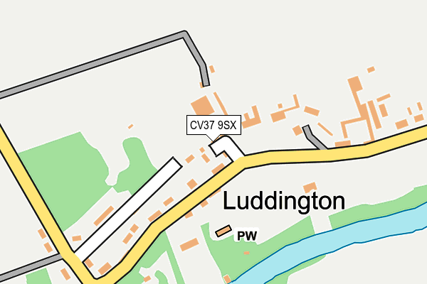 CV37 9SX map - OS OpenMap – Local (Ordnance Survey)