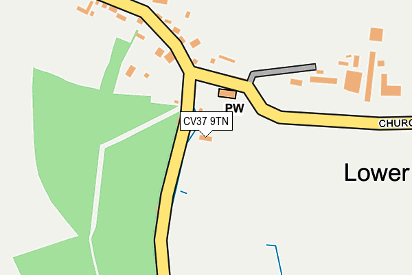 CV37 9TN map - OS OpenMap – Local (Ordnance Survey)