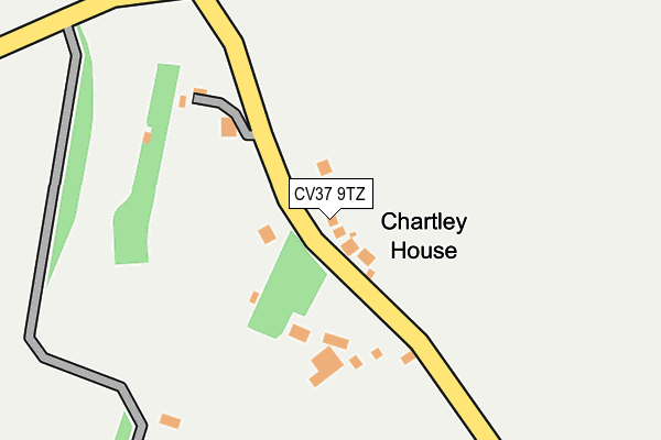 CV37 9TZ map - OS OpenMap – Local (Ordnance Survey)