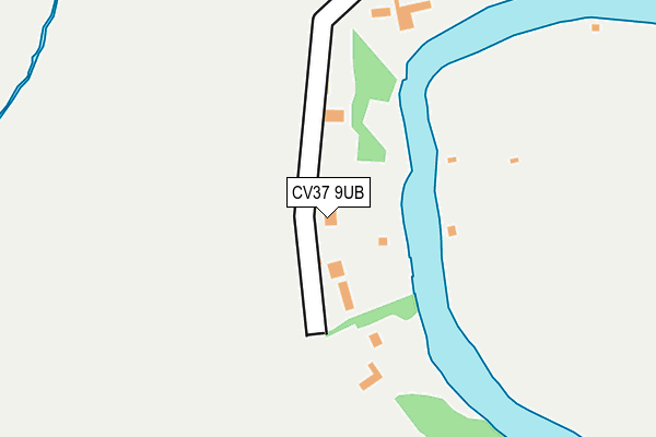 CV37 9UB map - OS OpenMap – Local (Ordnance Survey)