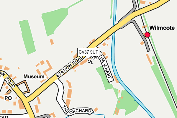 CV37 9UT map - OS OpenMap – Local (Ordnance Survey)